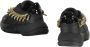 Love Moschino Leren Sneakers met Kettingdetail Black Dames - Thumbnail 3