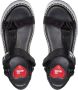 Love Moschino Platte Sandalen Black Dames - Thumbnail 4