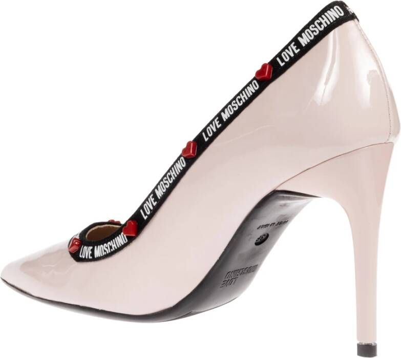 Love Moschino Verhoog je stijl met deze hakken Beige Dames