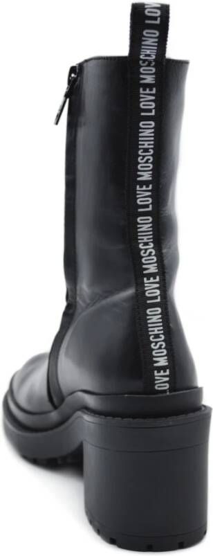 Love Moschino Quad70 Enkellaarzen Black Dames