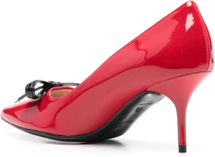 Love Moschino Rode en Zwarte Damesschoenen Red Dames