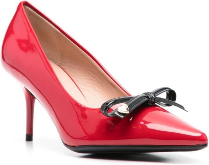 Love Moschino Rode en Zwarte Damesschoenen Red Dames