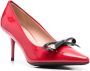 Love Moschino Rode en Zwarte Damesschoenen Red Dames - Thumbnail 4