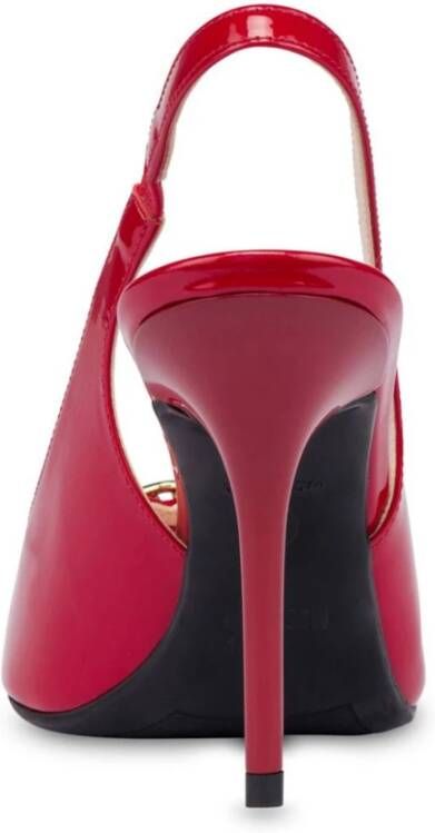 Love Moschino Rode Ballerina Schoenen voor Vrouwen Red Dames