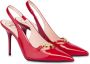 Love Moschino Rode Ballerina Schoenen voor Vrouwen Red Dames - Thumbnail 3