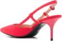 Love Moschino Rode platte schoenen voor vrouwen Red Dames - Thumbnail 3