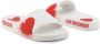 Love Moschino Dames Lente Zomer Collectie Sliders White Dames - Thumbnail 4