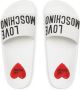 Love Moschino Rubberen Plateausandalen voor Vrouwen White Dames - Thumbnail 7