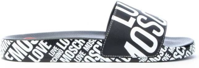 Love Moschino Sliders Zwart Dames