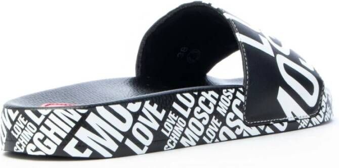 Love Moschino Sliders Zwart Dames