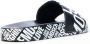 Love Moschino Ja28042g0e Slippers Logo Zwart Dames - Thumbnail 4