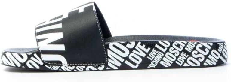 Love Moschino Sliders Zwart Dames