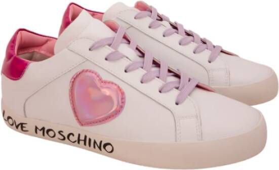 Love Moschino Sneakerd.casse25 Witte Sneakers Multicolor Dames