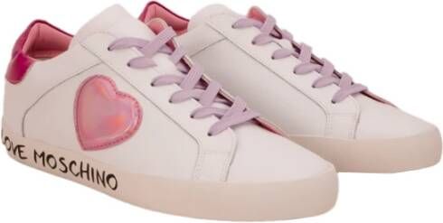 Love Moschino Sneakerd.casse25 Witte Sneakers Multicolor Dames