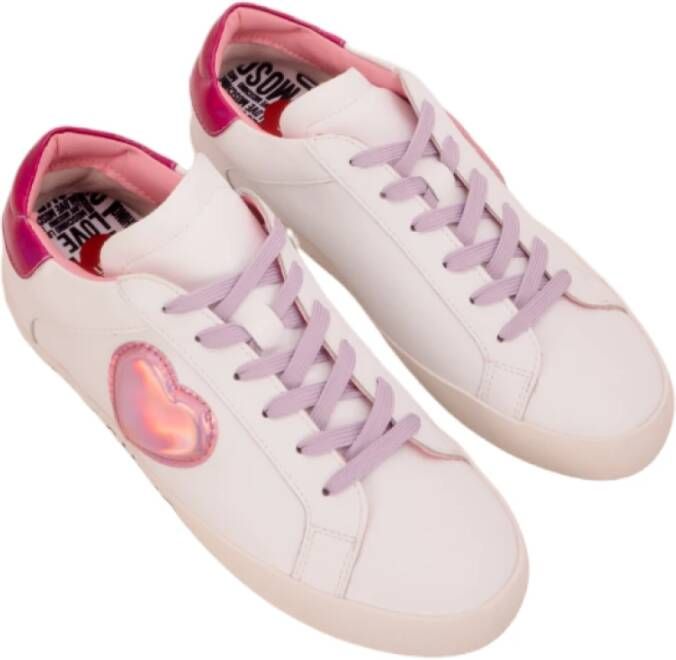 Love Moschino Sneakerd.casse25 Witte Sneakers Multicolor Dames