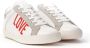 Love Moschino Sneakers met veters voor dames White Dames - Thumbnail 2