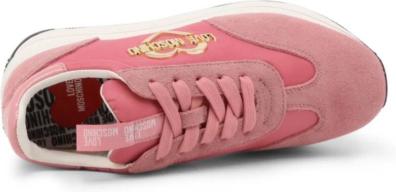 Love Moschino Dames Herfst Winter Sneakers Stijl Ja15354G1Fin2 Roze Dames