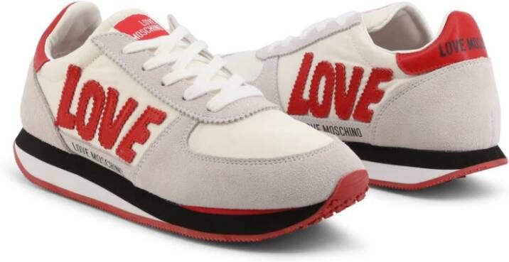 Love Moschino Lente Zomer Dames Sneakers Wit Dames