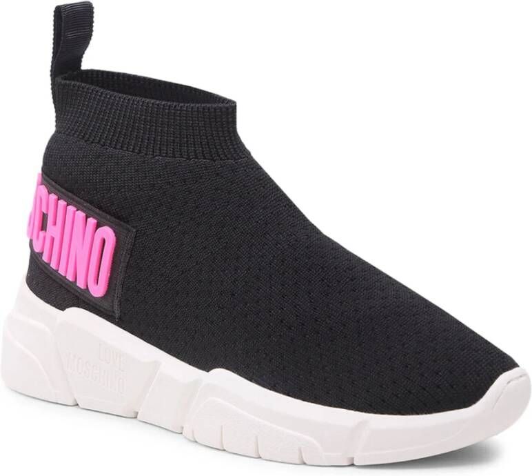 Love Moschino Dames Platform Sneakers Zwart Dames