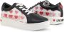 Love Moschino Stijlvolle Metalen Eyelet Sneakers Black Dames - Thumbnail 2