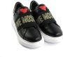 Love Moschino Sportschoenen Effen Kleur Vetersluiting Black Dames - Thumbnail 6