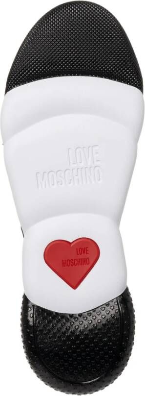 Love Moschino Sportschoenen Effen Kleur Instapmodel Zwart Dames