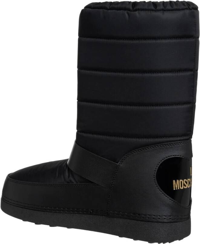 Love Moschino Sneeuwlaarzen met hartlogo Black Dames