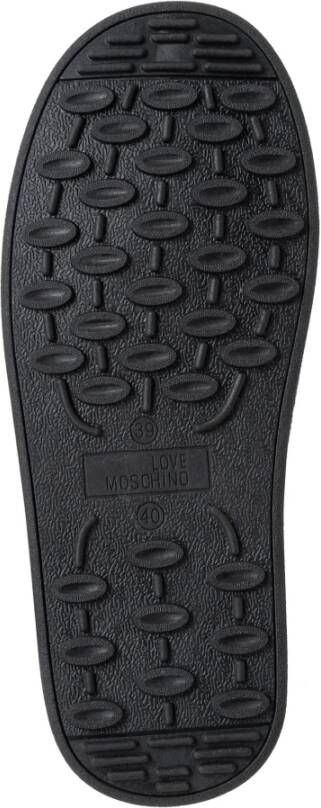 Love Moschino Sneeuwlaarzen met hartlogo Black Dames