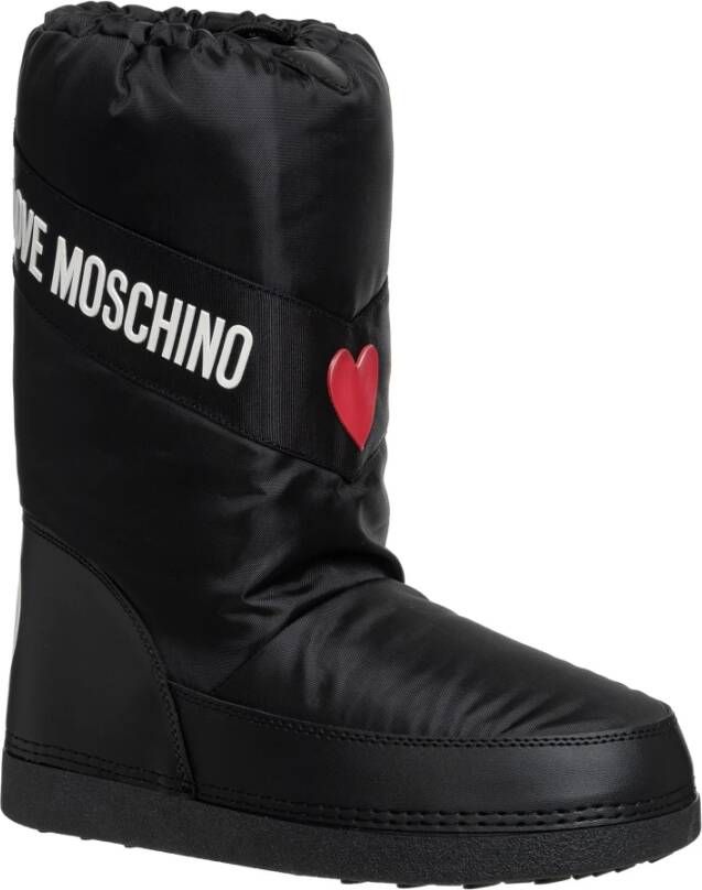 Love Moschino Sneeuwlaarzen met trekkoordsluiting Black Dames