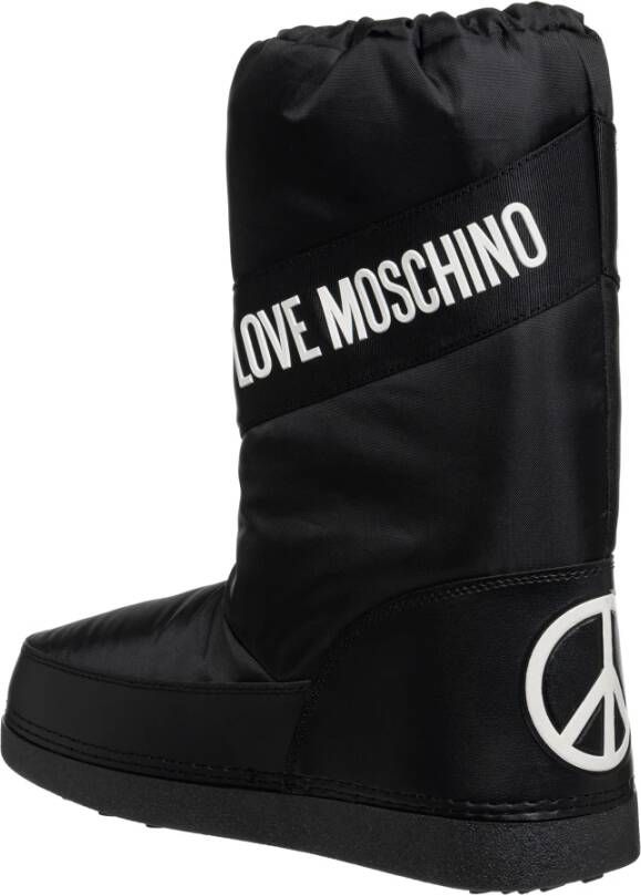 Love Moschino Sneeuwlaarzen met trekkoordsluiting Black Dames