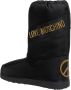 Love Moschino Snowboots met trekkoord en effen patroon Black Dames - Thumbnail 3