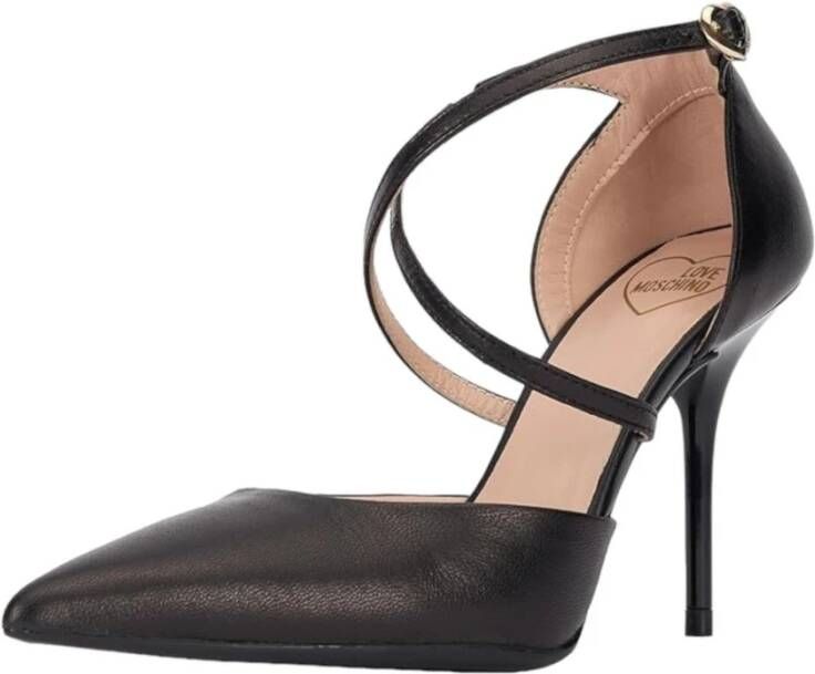 Love Moschino Stijlvolle Decollete Schoenen voor Vrouwen Black Dames