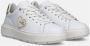 Love Moschino Stijlvolle Leren Sneakers voor Outfits White Dames - Thumbnail 5