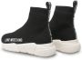 Love Moschino Stijlvolle Sneakers voor Dames Ja15343G1Giz4 Zwart Dames - Thumbnail 7