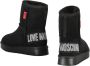 Love Moschino Stijlvolle Suède Enkellaarzen Black Dames - Thumbnail 3