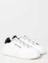 Love Moschino Stoere Sneaker van Wit Leer White Dames - Thumbnail 2