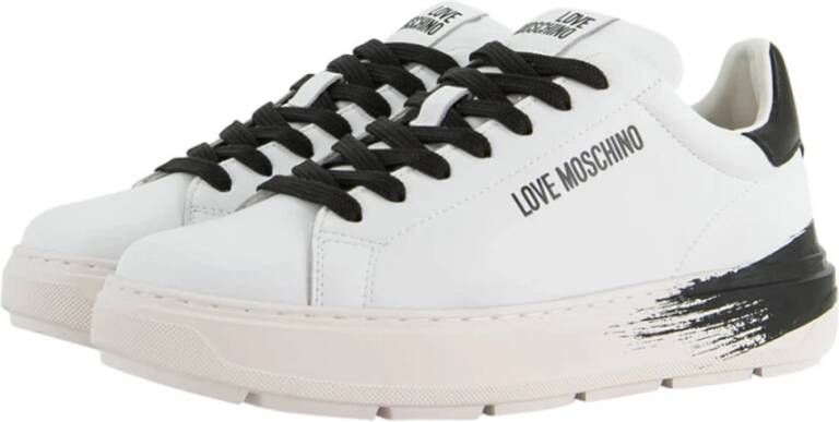 Love Moschino Stoere Witte Sneakers White Dames