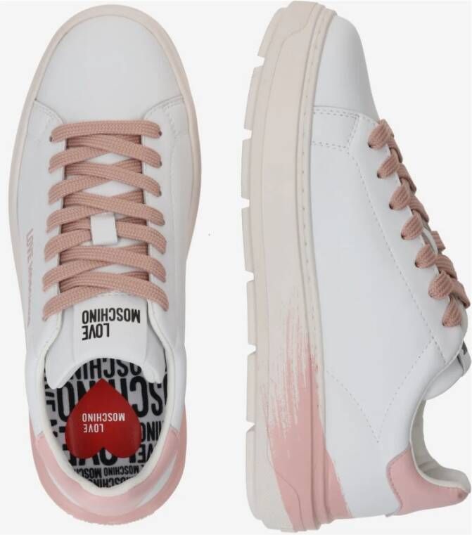 Love Moschino Stoere Witte Sneakers White Dames