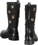 Love Moschino Studded Enkellaarzen Black Dames - Thumbnail 3