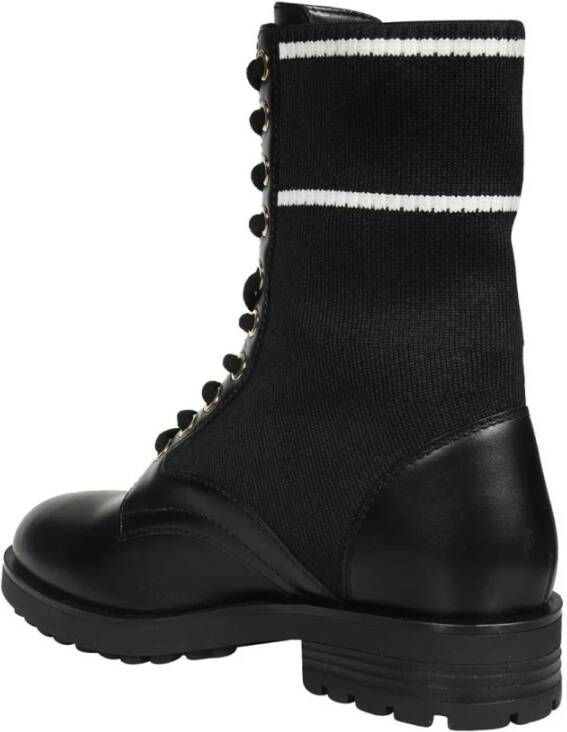 Love Moschino Veterschoenen Black Dames