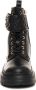 Love Moschino Vetersluiting leren enkellaarzen Black Dames - Thumbnail 3