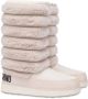 Love Moschino Witte platte schoenen met bonteffect White Dames - Thumbnail 2