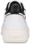 Love Moschino Witte platte schoenen met logo hart White Dames - Thumbnail 3