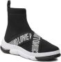 Love Moschino women shoes high top trainers sneakers Zwart Dames - Thumbnail 3