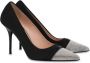 Love Moschino Zwarte halfhoge puntige schoenen Black Dames - Thumbnail 3