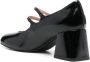 Love Moschino Zwarte Lakleren Blokhak Schoenen Black Dames - Thumbnail 4