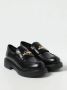 Love Moschino Zwarte platte schoenen met plateauzool Black Dames - Thumbnail 2