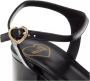 Love Moschino Zwarte Leren Logo Sandalen Black Dames - Thumbnail 3