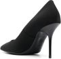 Love Moschino Zwarte Neopreen Platte Schoenen met Rubberen Logo Black Dames - Thumbnail 5