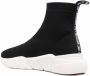 Love Moschino Zwarte sportieve sneakers met rubberen zool Black Dames - Thumbnail 16